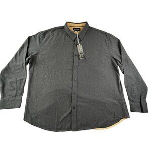 NWT Jachs New York Button-Up Shirt Men 3XL Charcol Gray Tribeca, NY J23C-219-DG1
